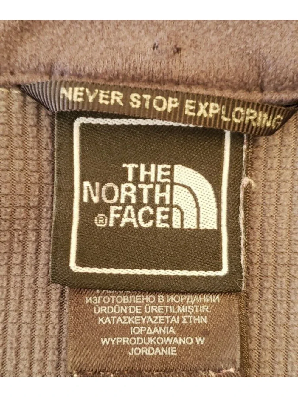The North Face Vest Men's Small Gray Heathered Blue Zipped Pockets Zip-Up